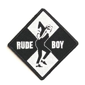 Ska patch rude boy iron on 2 tone band music DIY